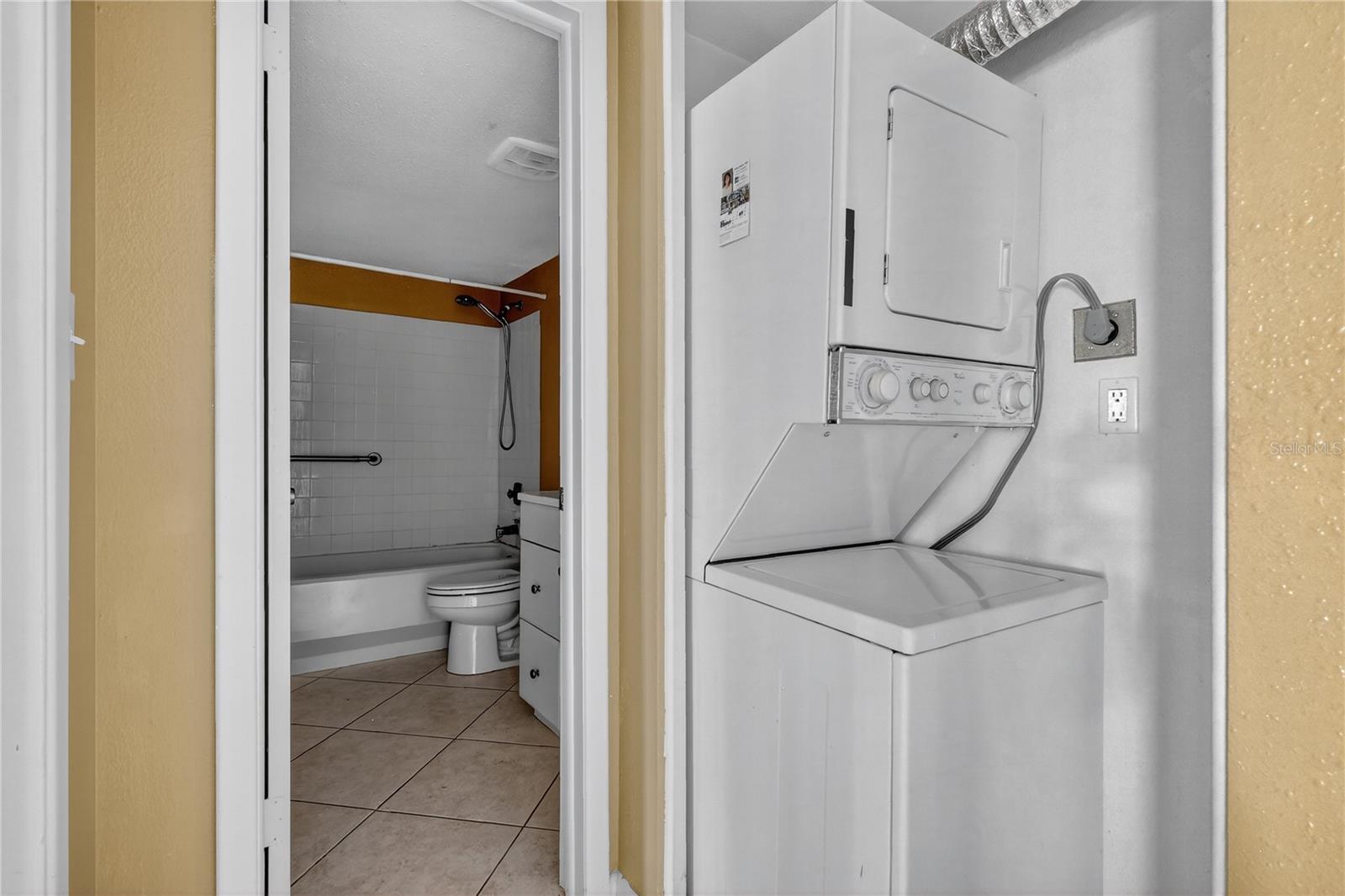 Interior Stackable Washer/Dryer