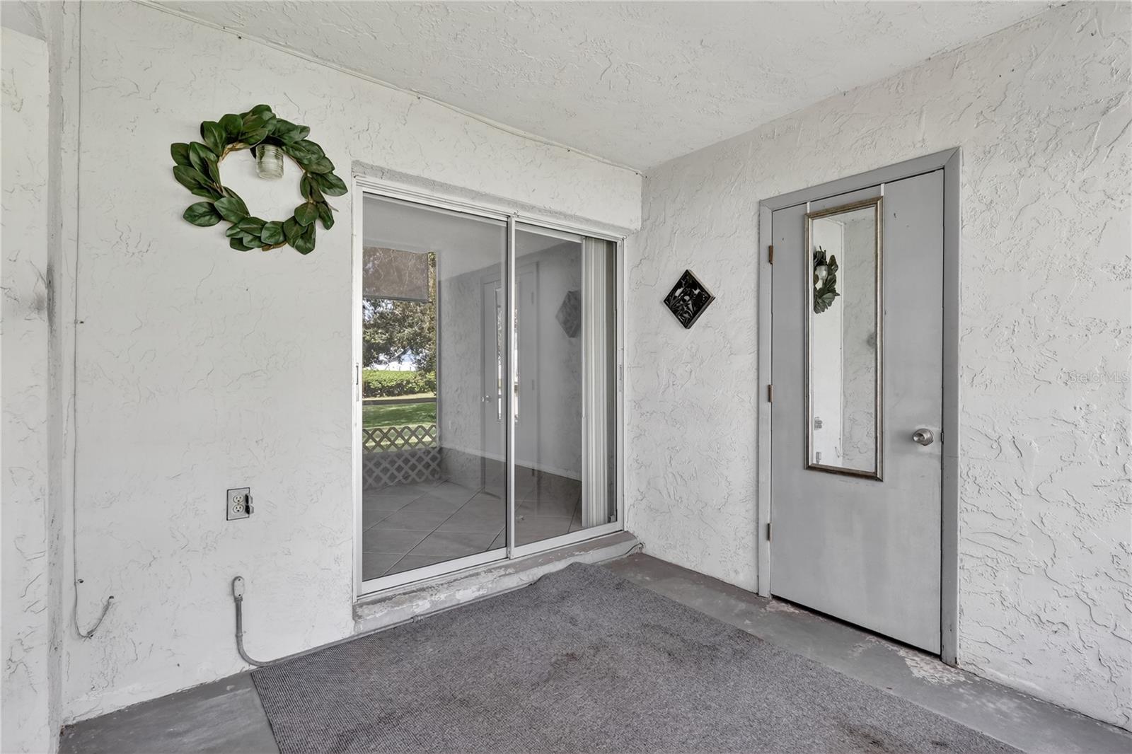 Screened Lanai with Storage Closet