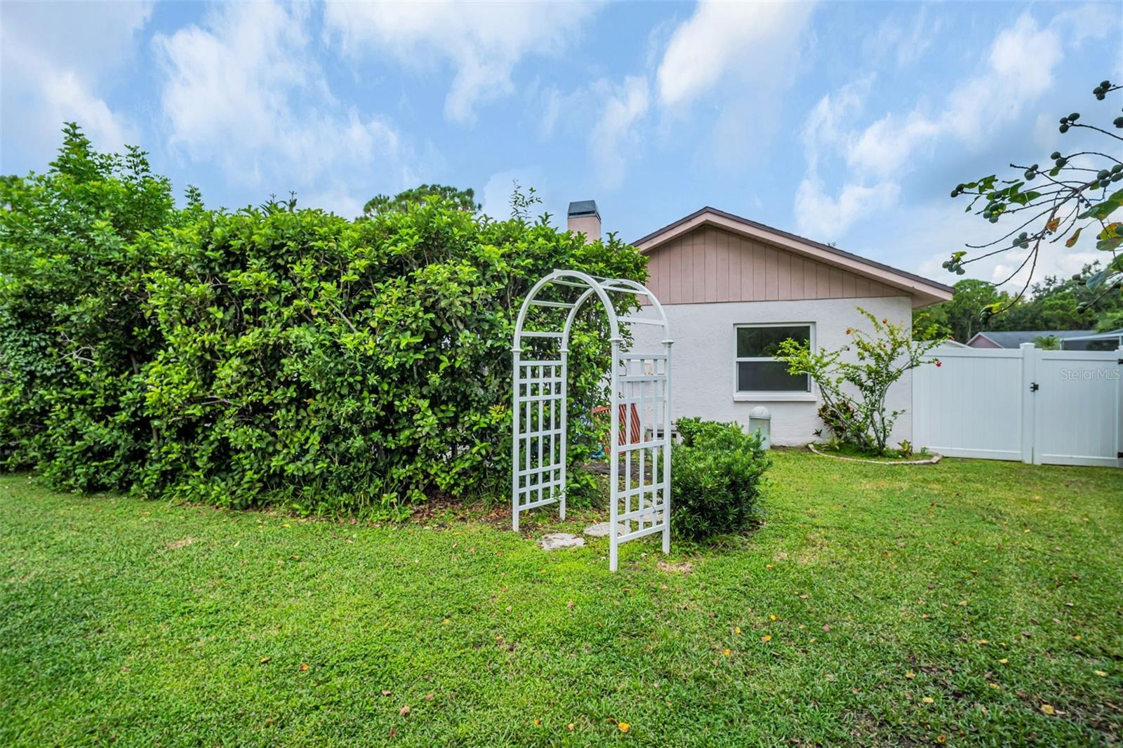 Spacious yard on just over 1/4 acre
