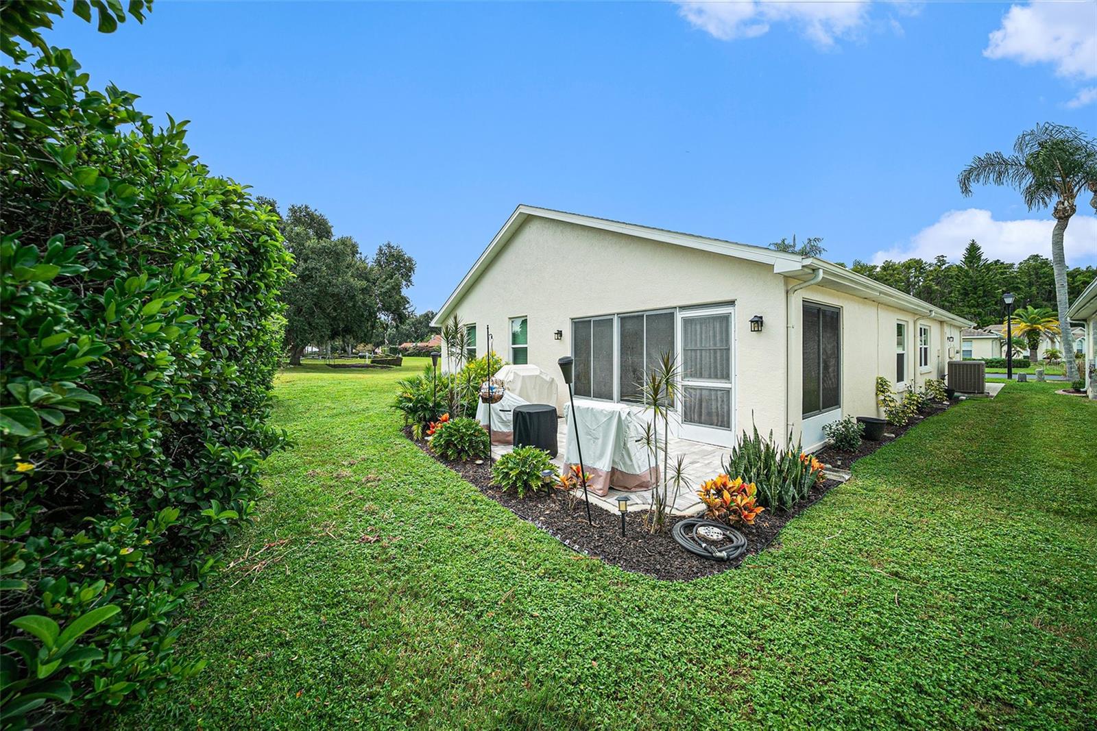 Rear View With Paved Patio