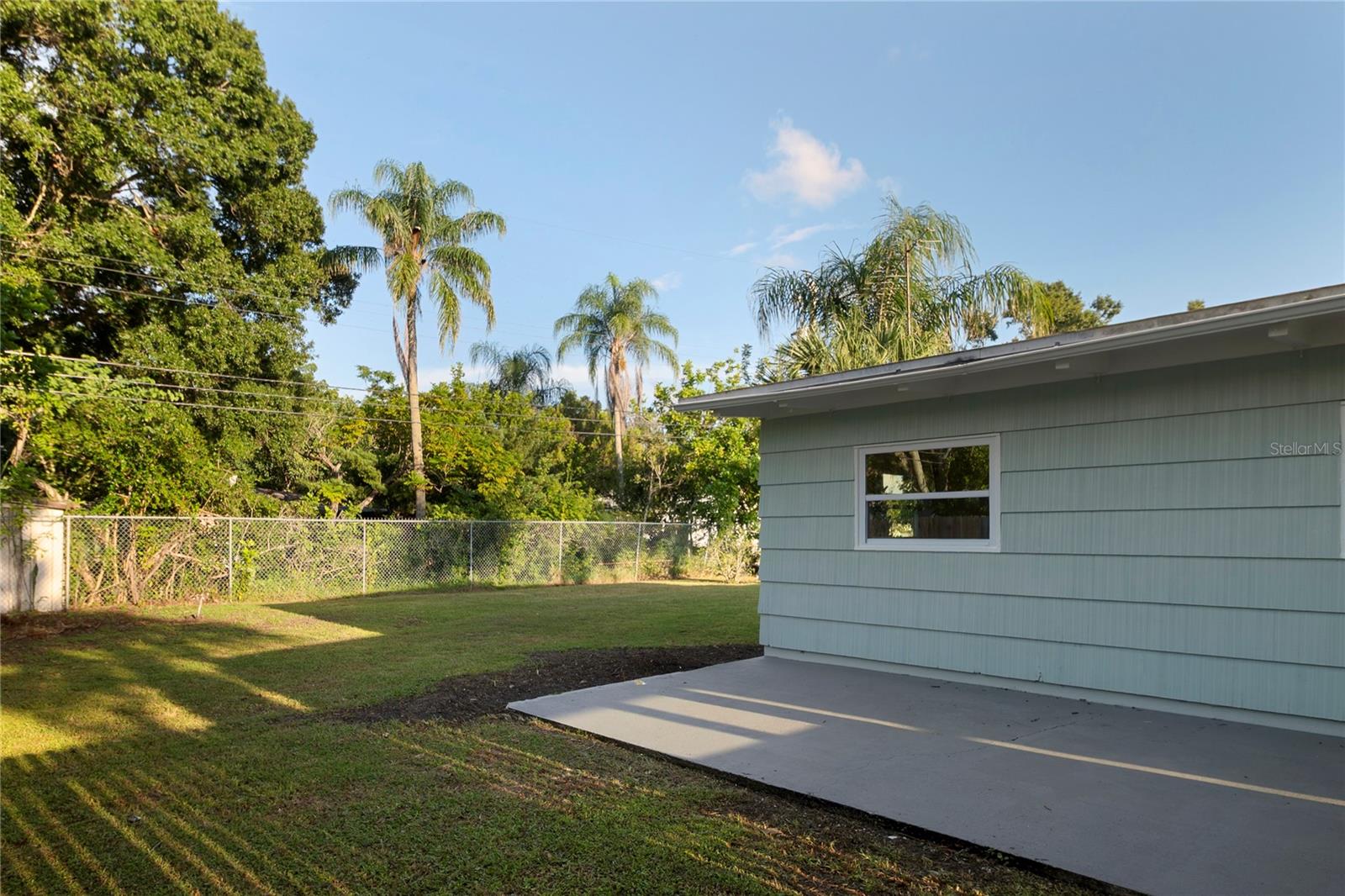 Rear patio