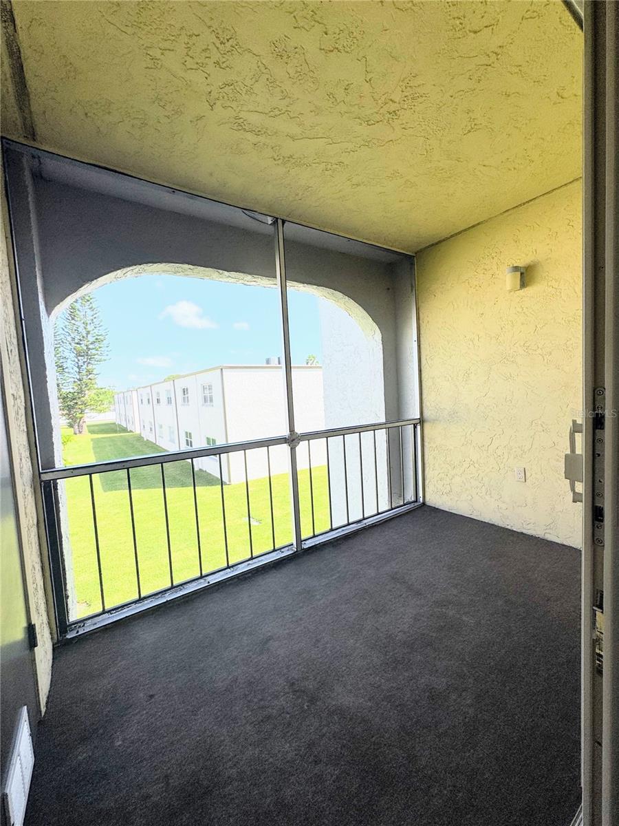 Private balcony