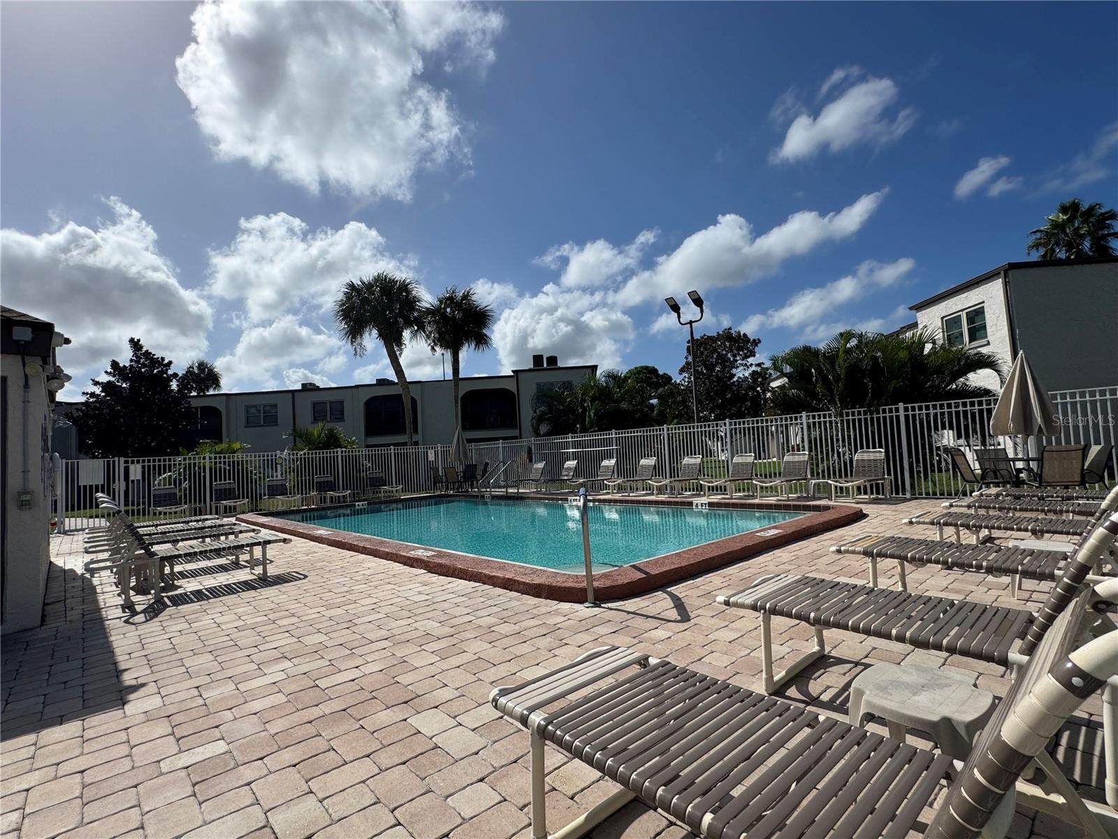 Gated pool area