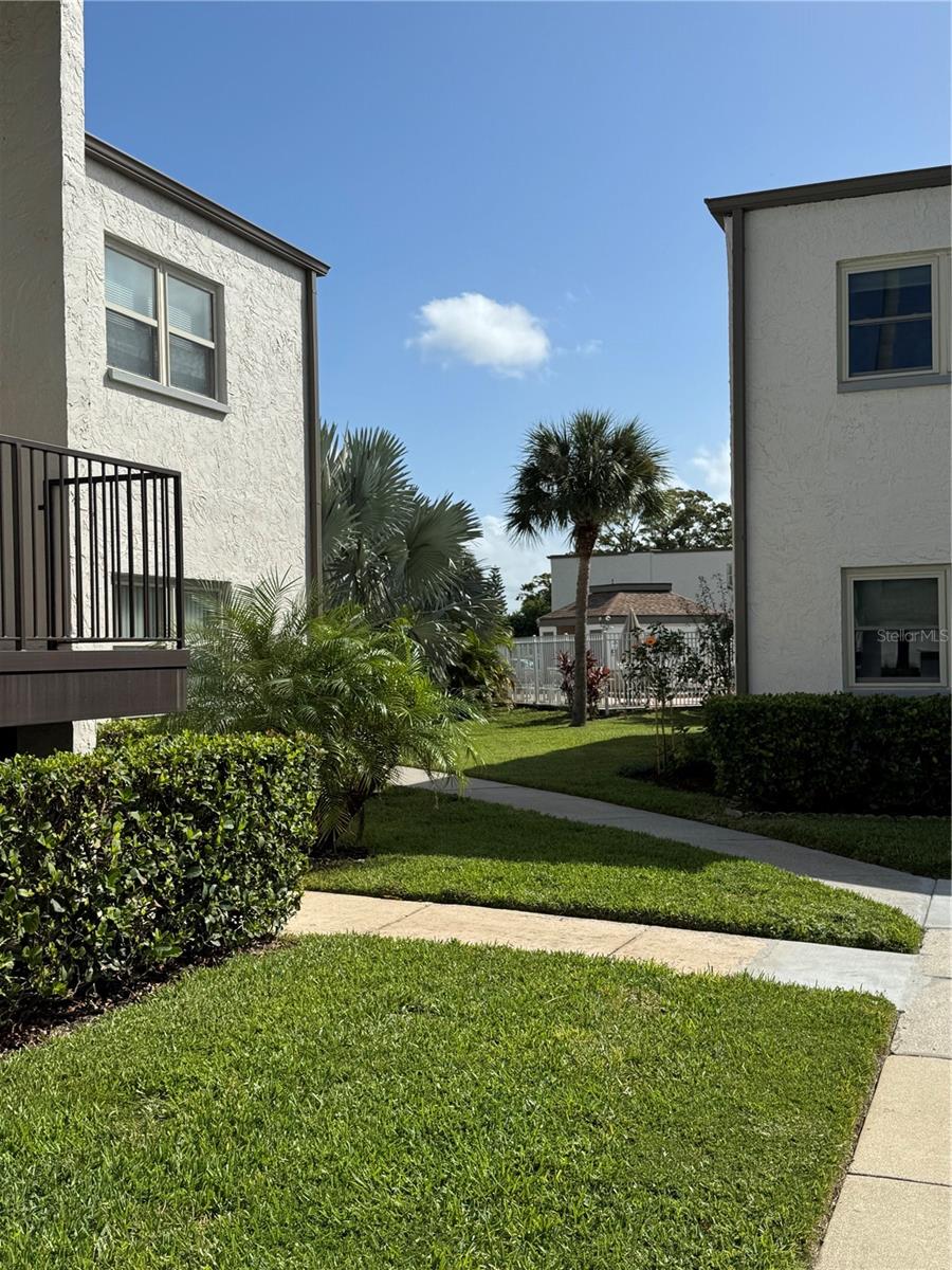 Easy access to pool area