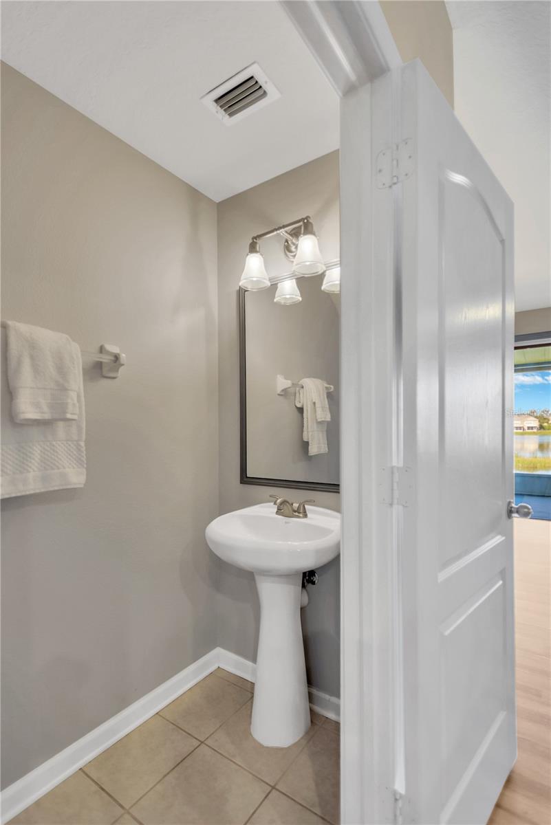 Half bath downstairs