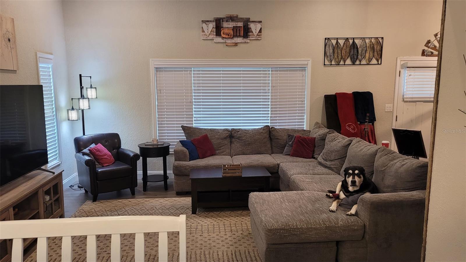 The living area in the front of the home is ideal for relaxing with friends and loved ones. Plenty of room for all!!