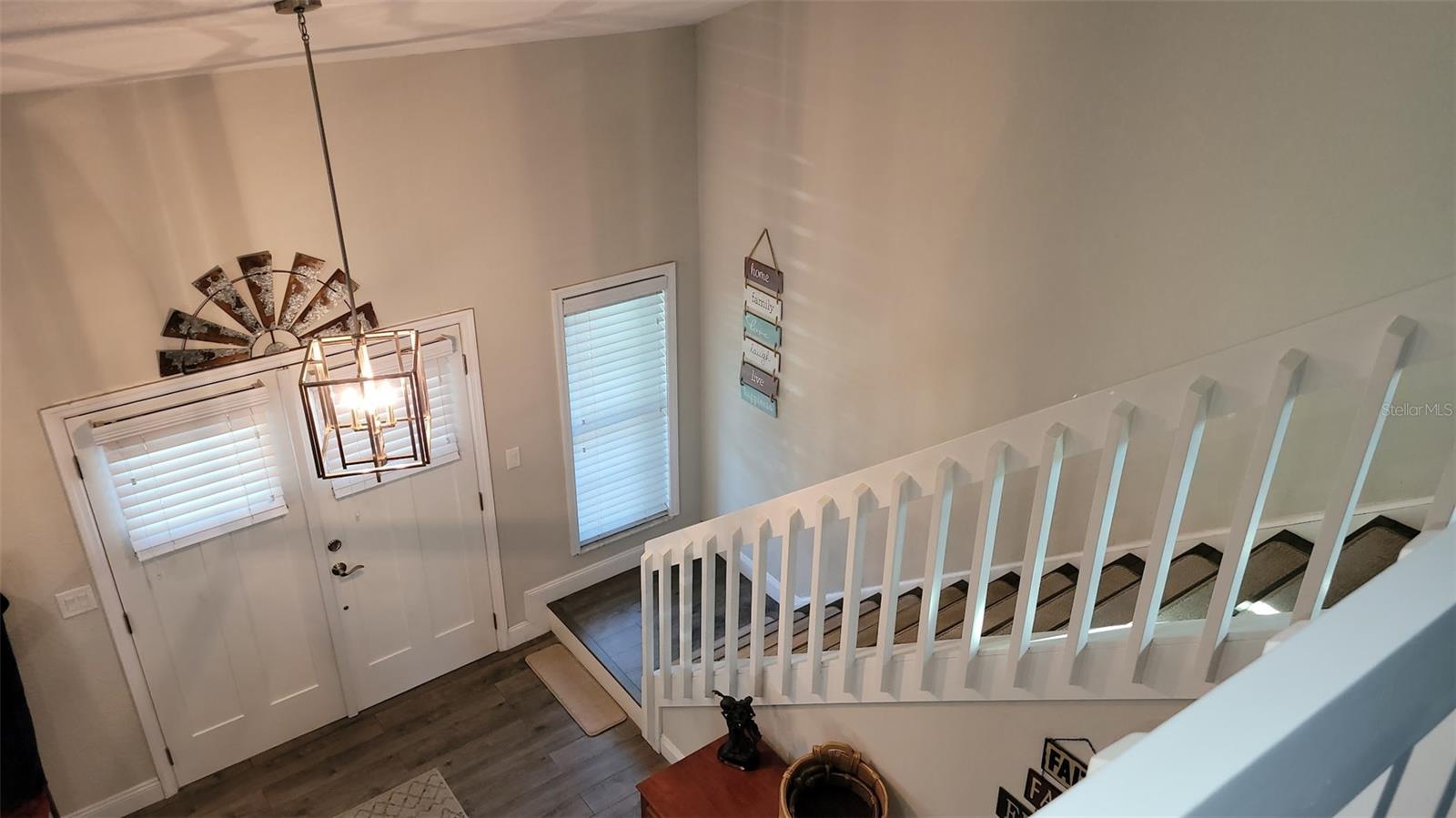 Let's take the stairs and check out the 2nd floor of this beautiful home.