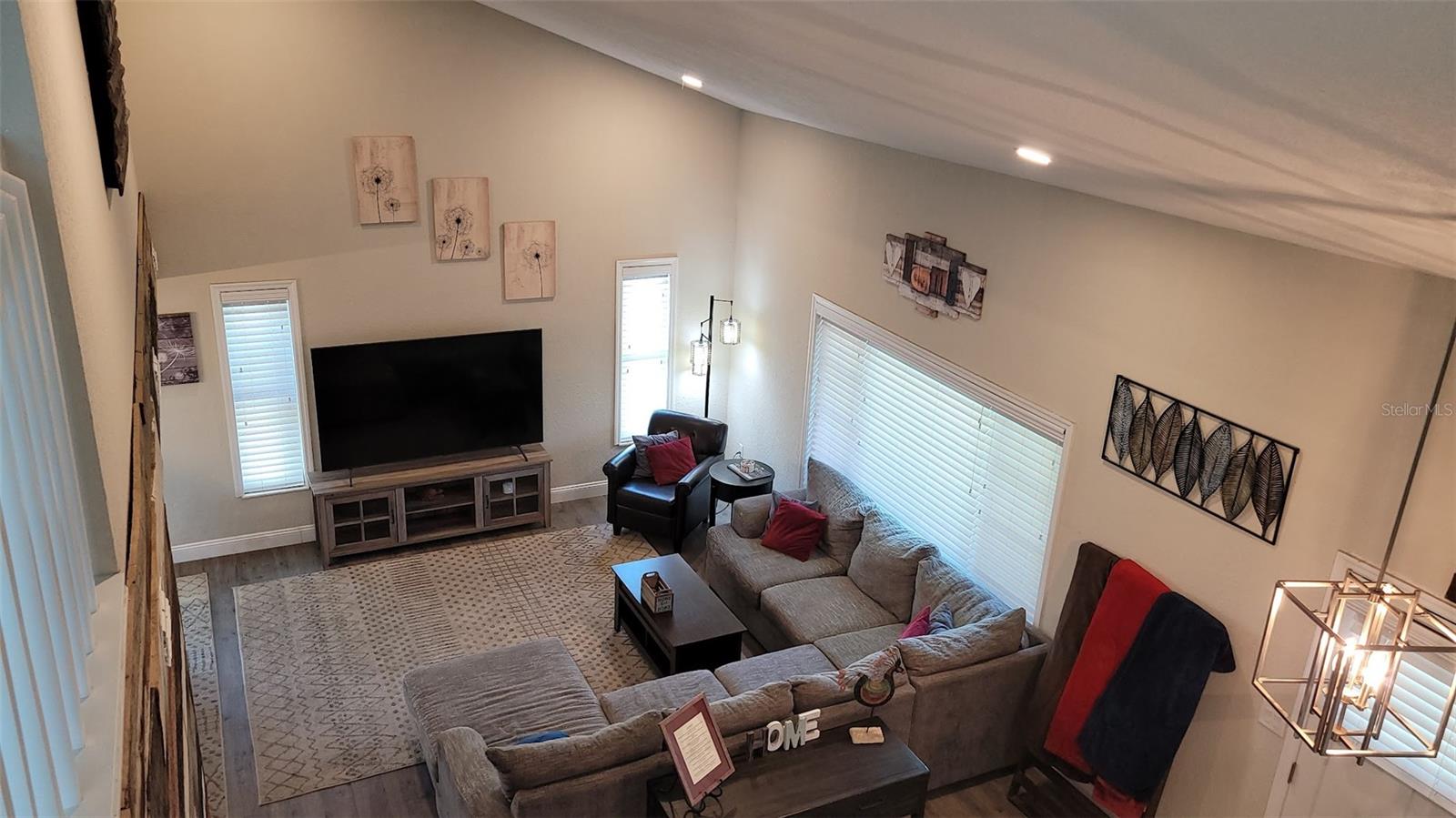 View of the living room from the 2nd floor.
