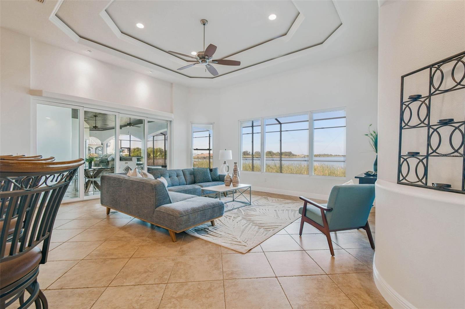 North Wing -Great Room with Lake View