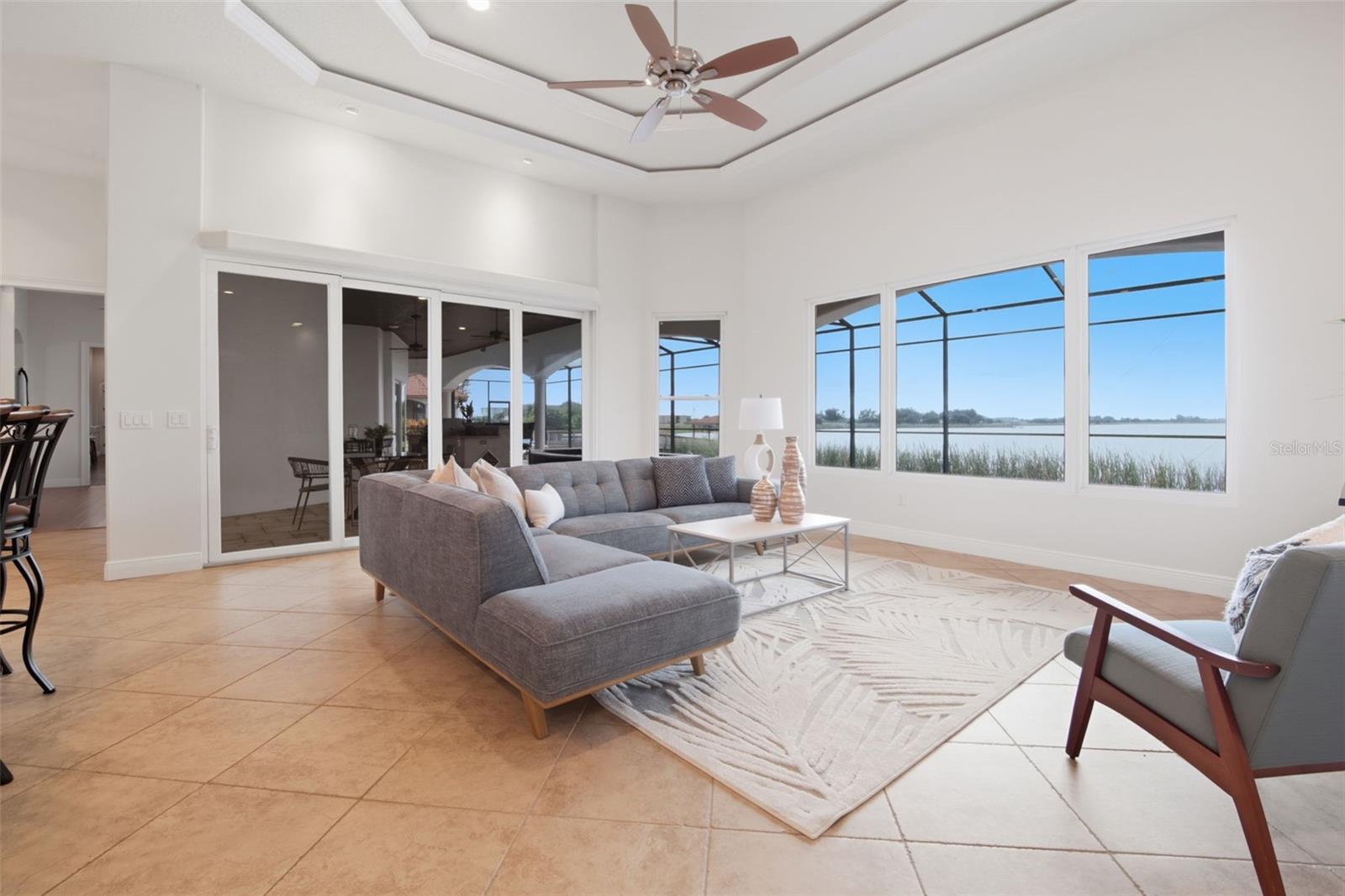 North Wing -Great Room with Lake View