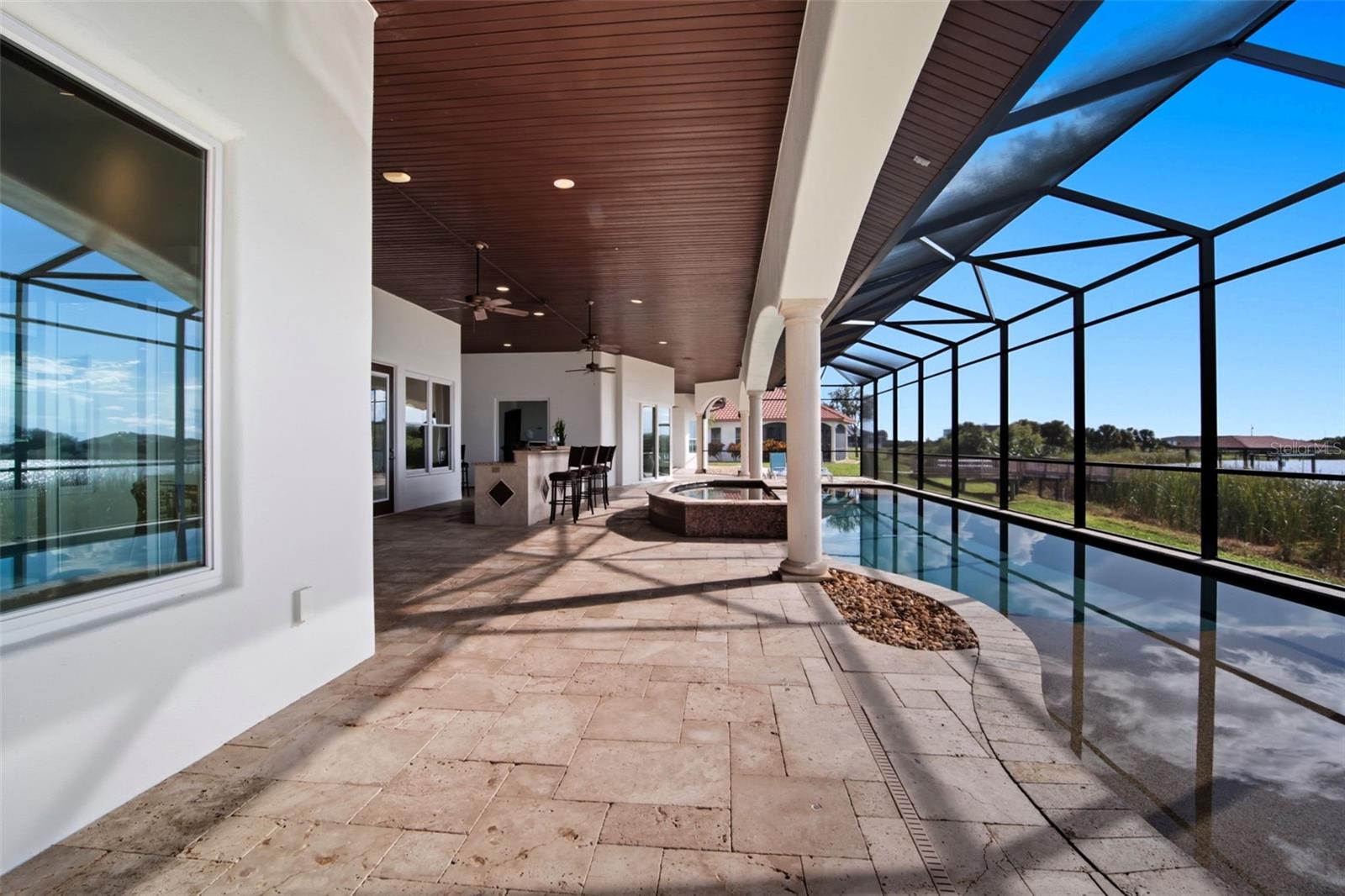 Side View of Terrace