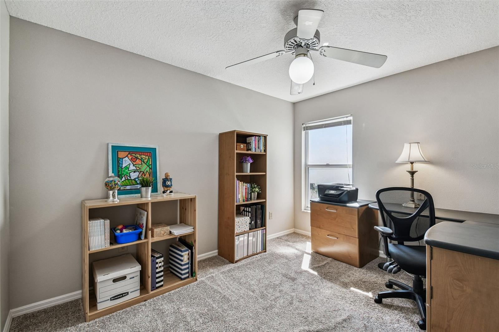 4th Bedroom currently being used as a home office