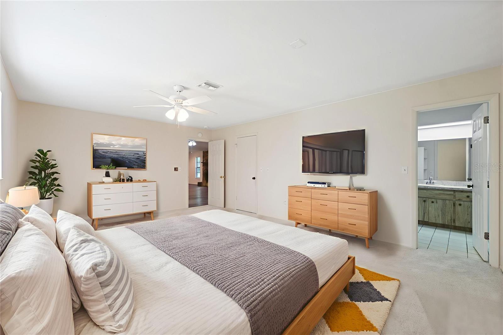 Primary Bedroom (Virtually Staged)