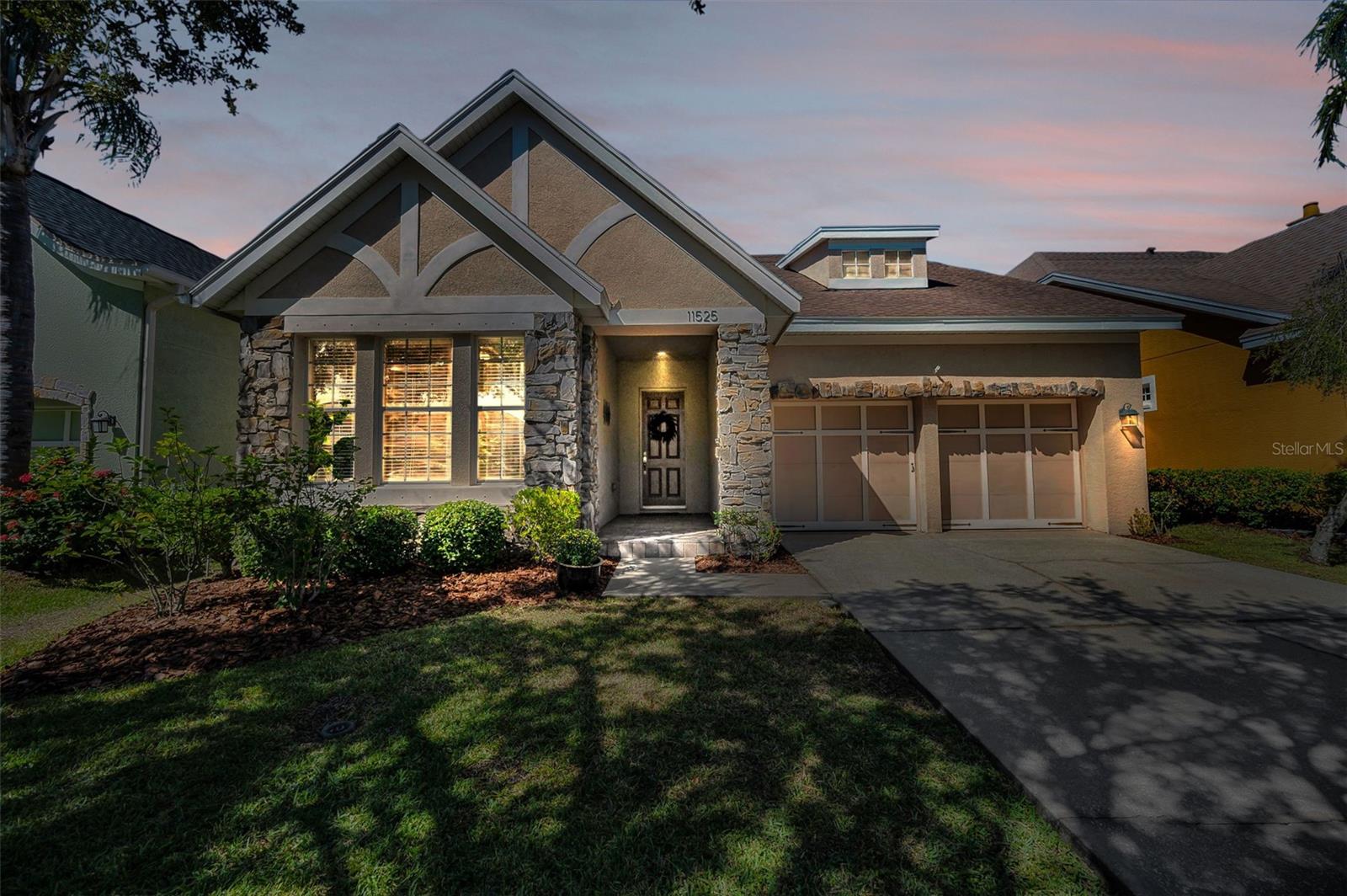 Twilight front exterior