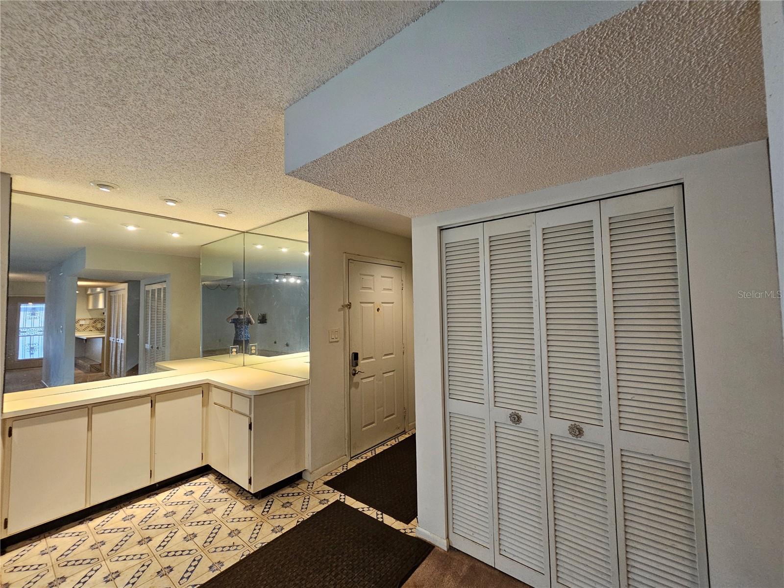 Entry and Dry Bar Area