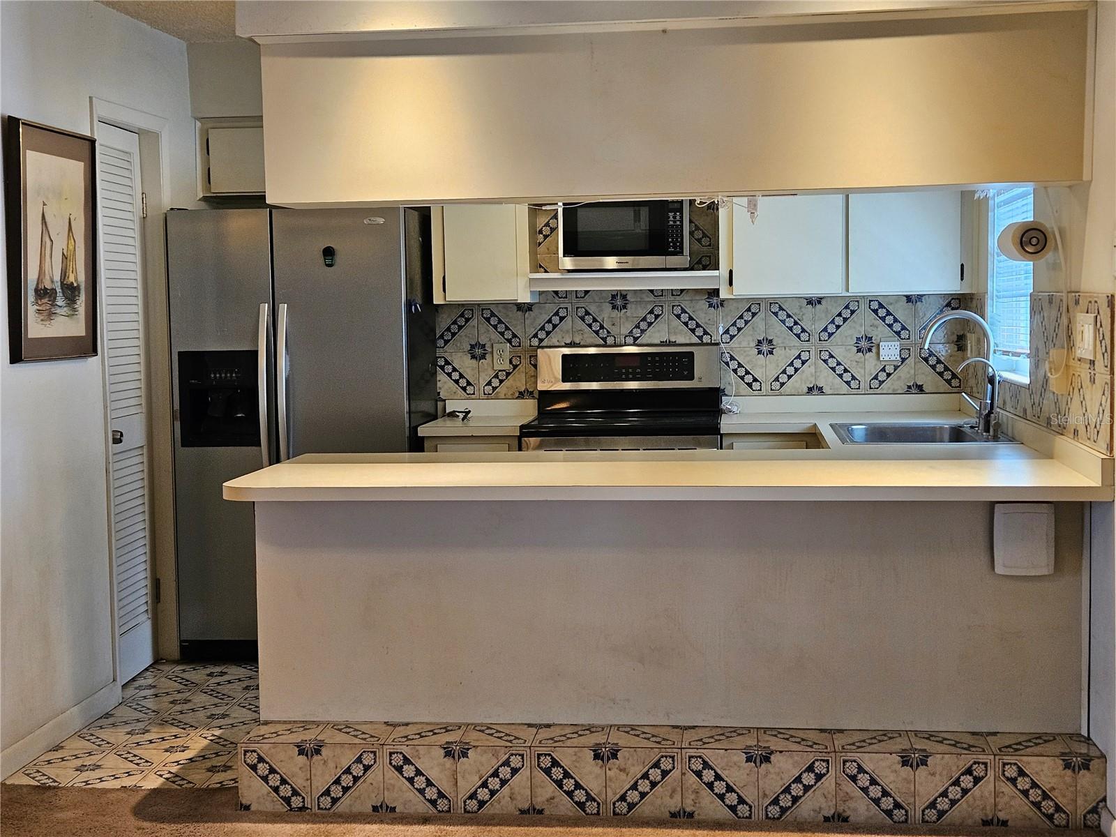 Kitchen View from Dining Area