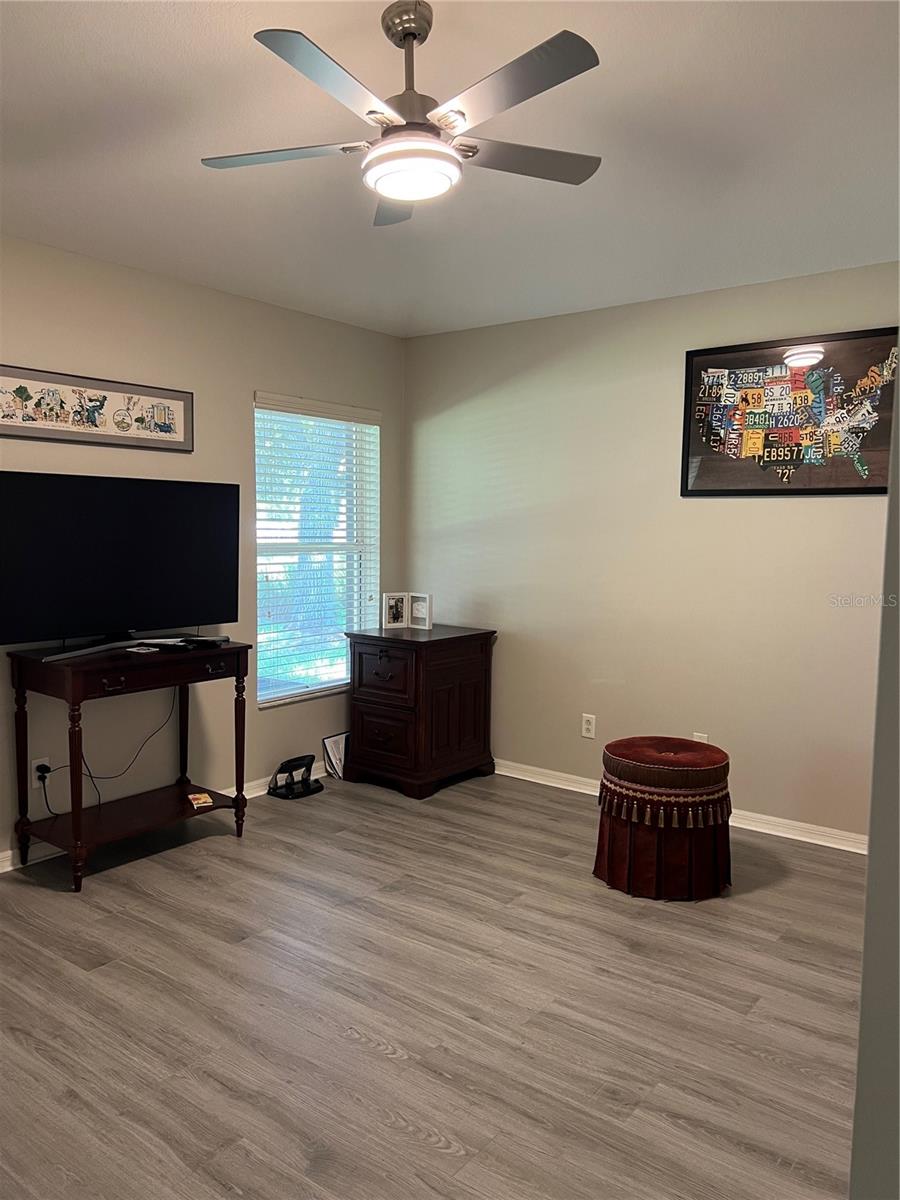 4th bedroom which was used as Fitness room in the past. Built in closet.