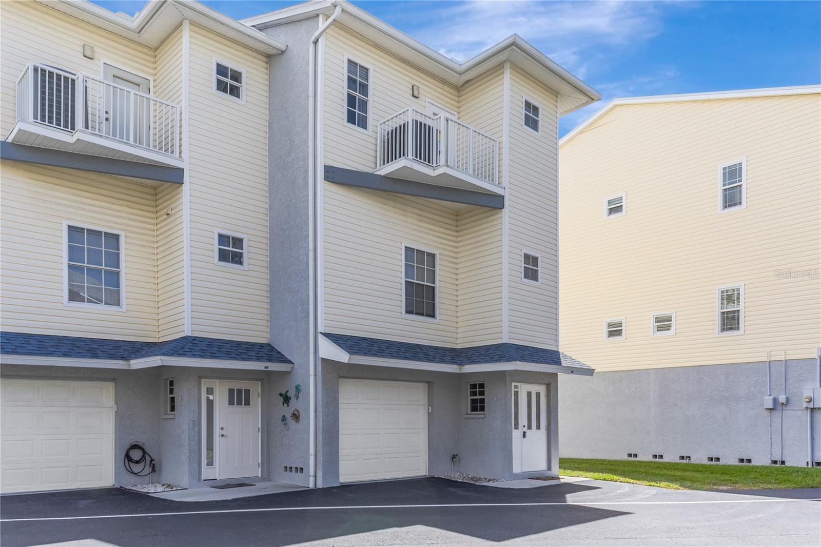 front of townhome