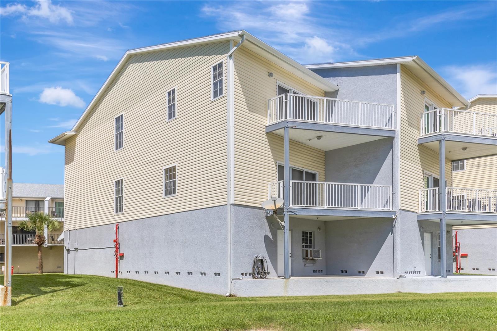 side of townhome