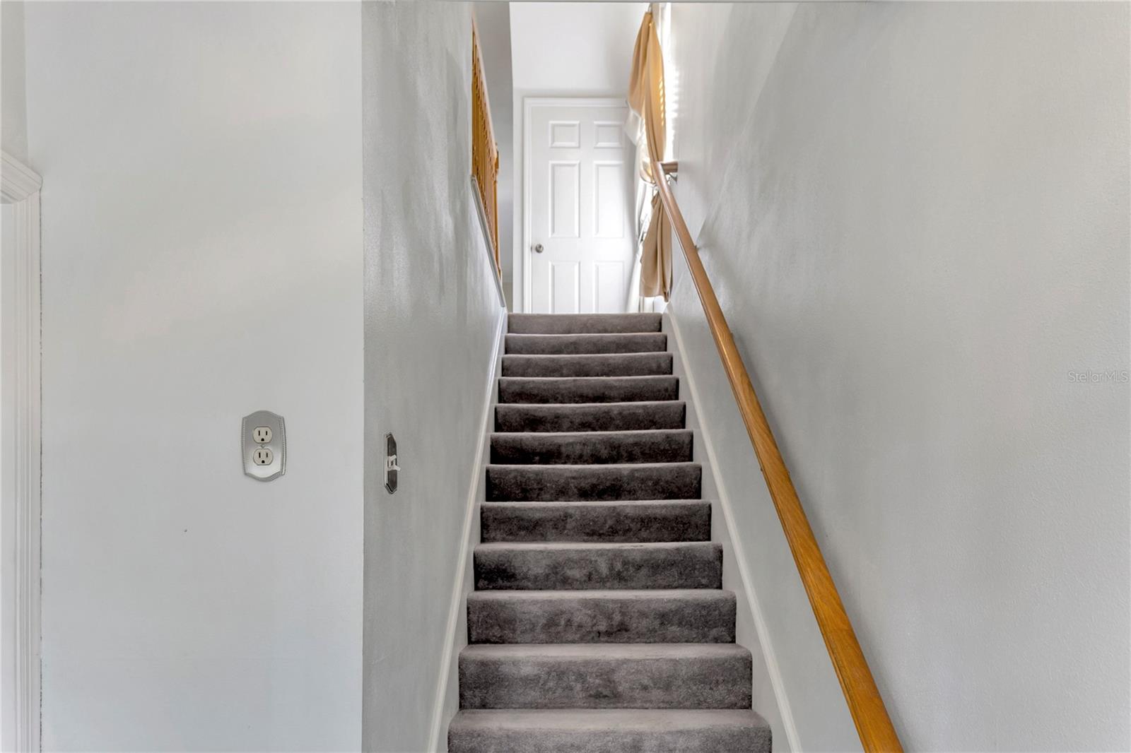 Staircase into house