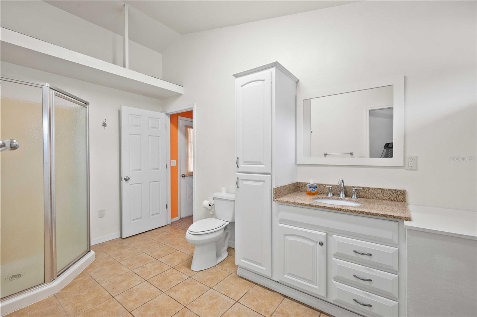Detached in law bathroom
