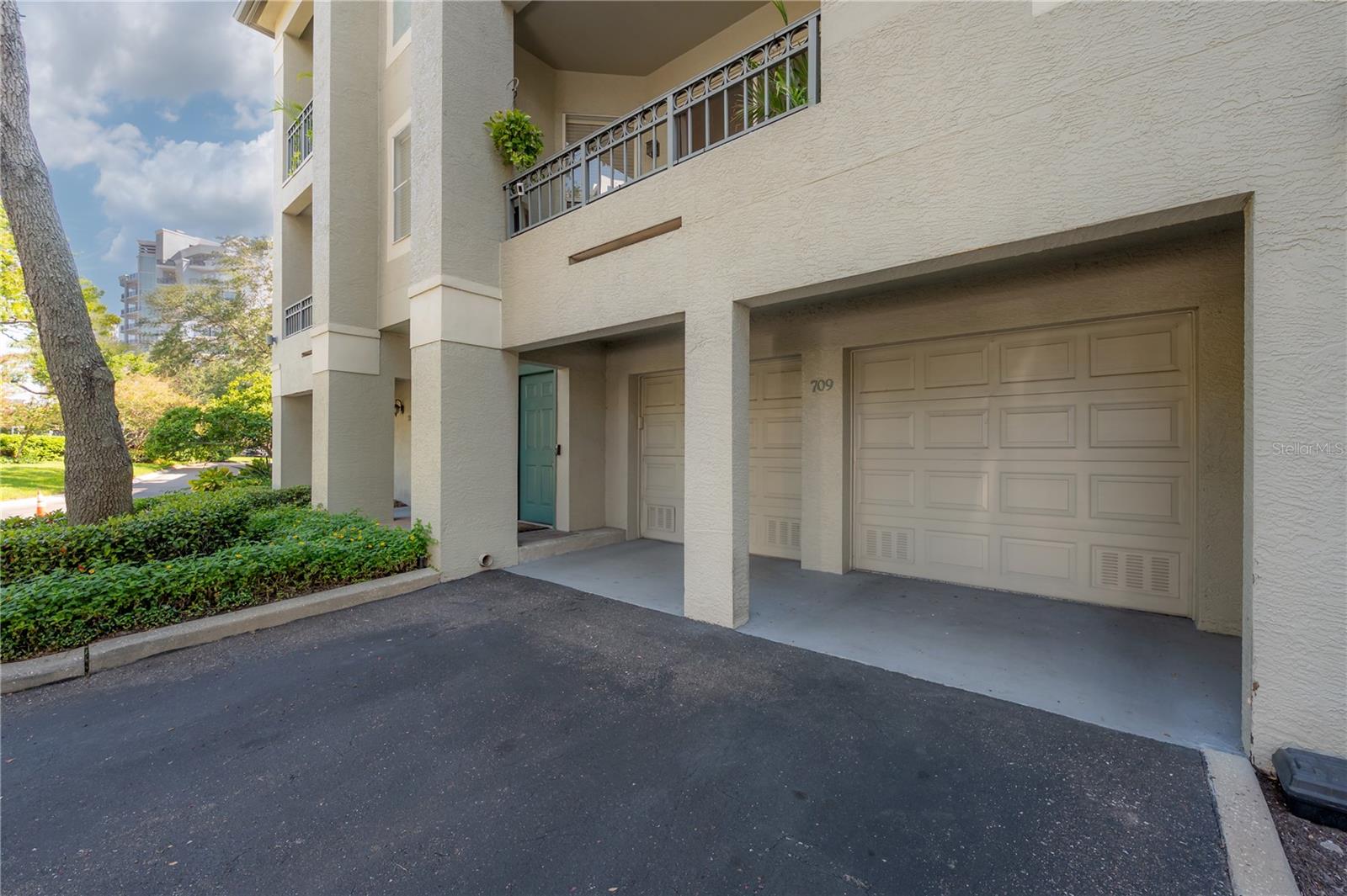 2 car garage plus two parking spaces
