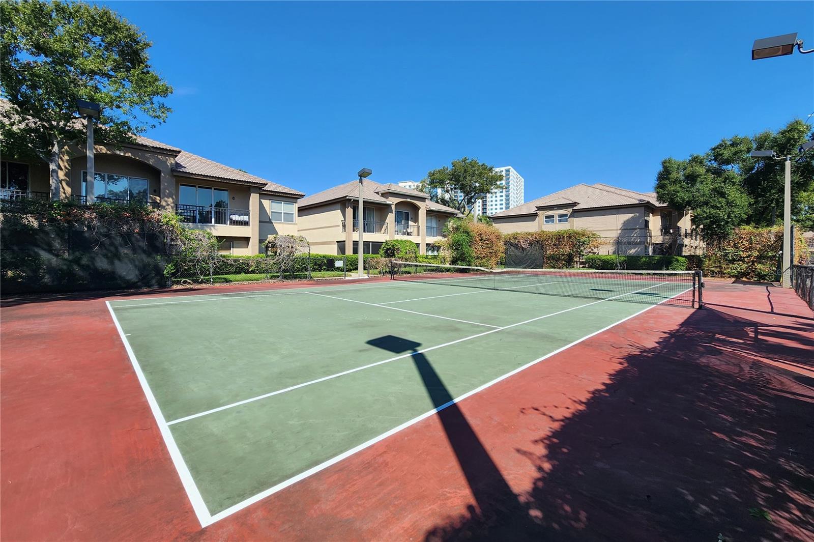 Community tennis courts