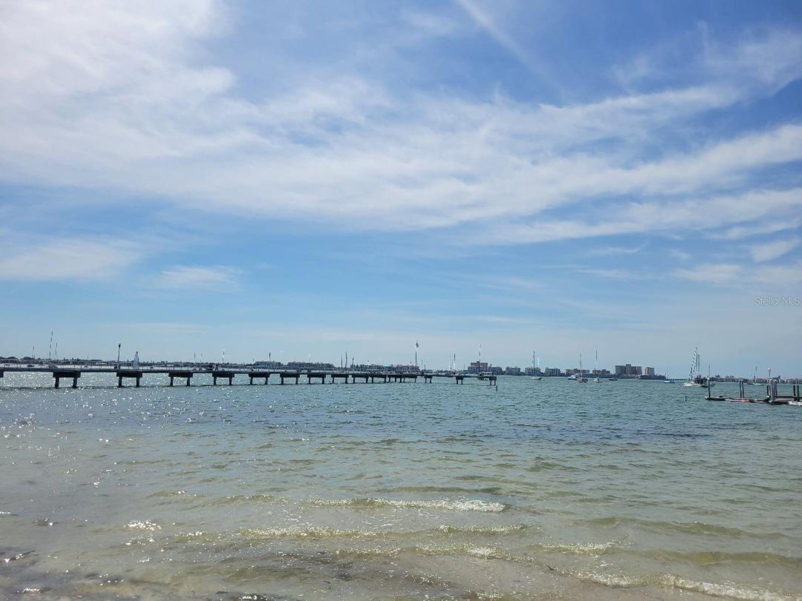 VIEW FROM PIER