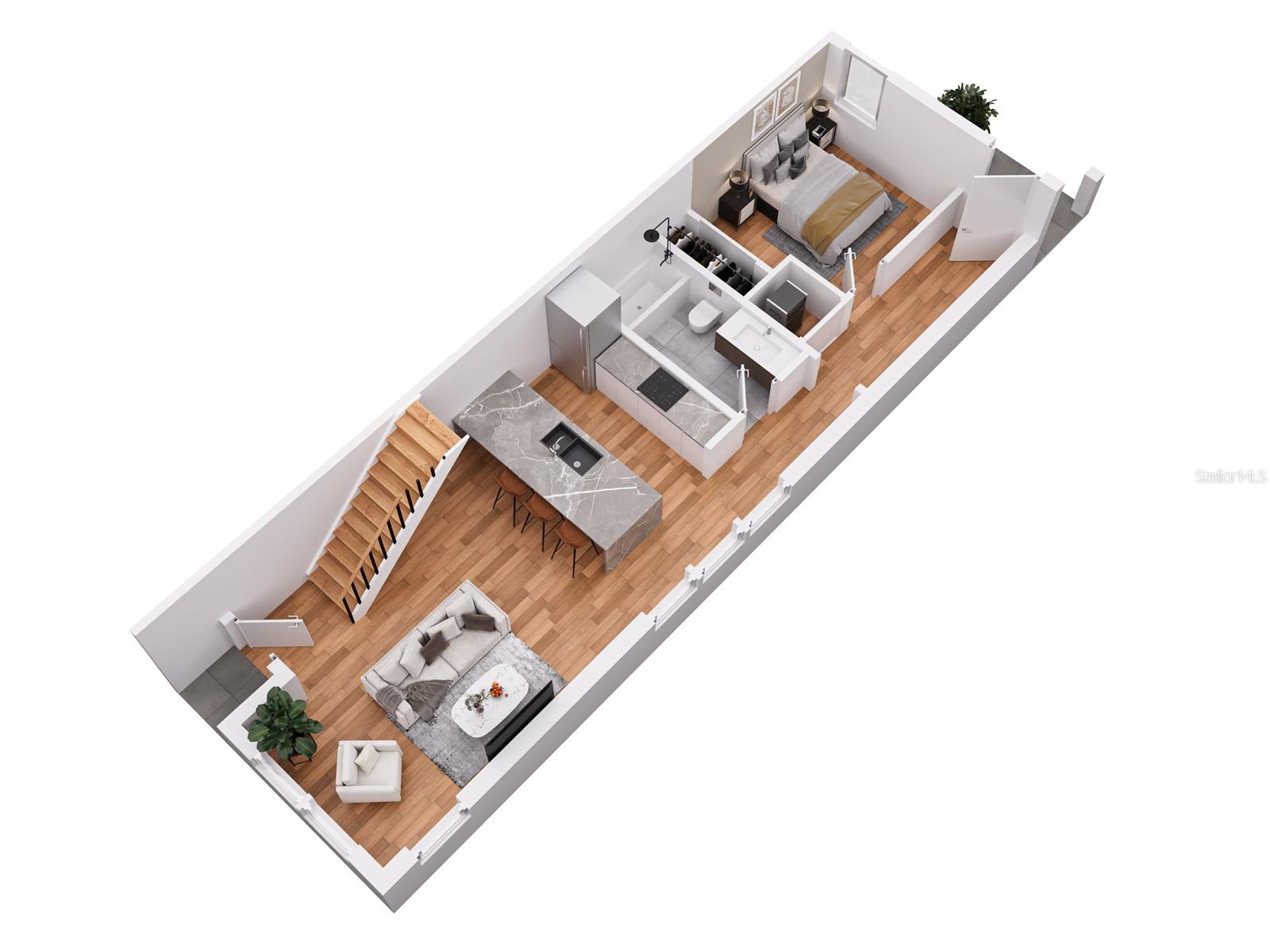 First Floor Rendering