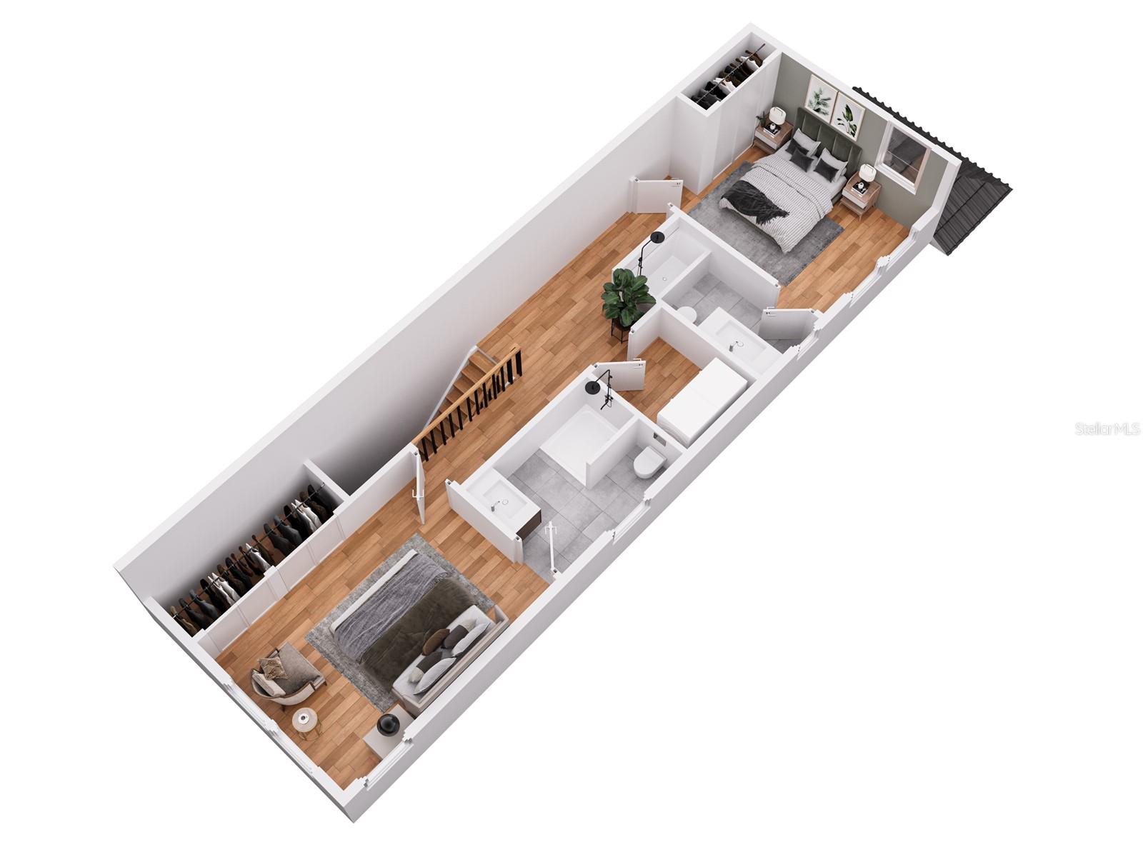 Second Floor Rendering