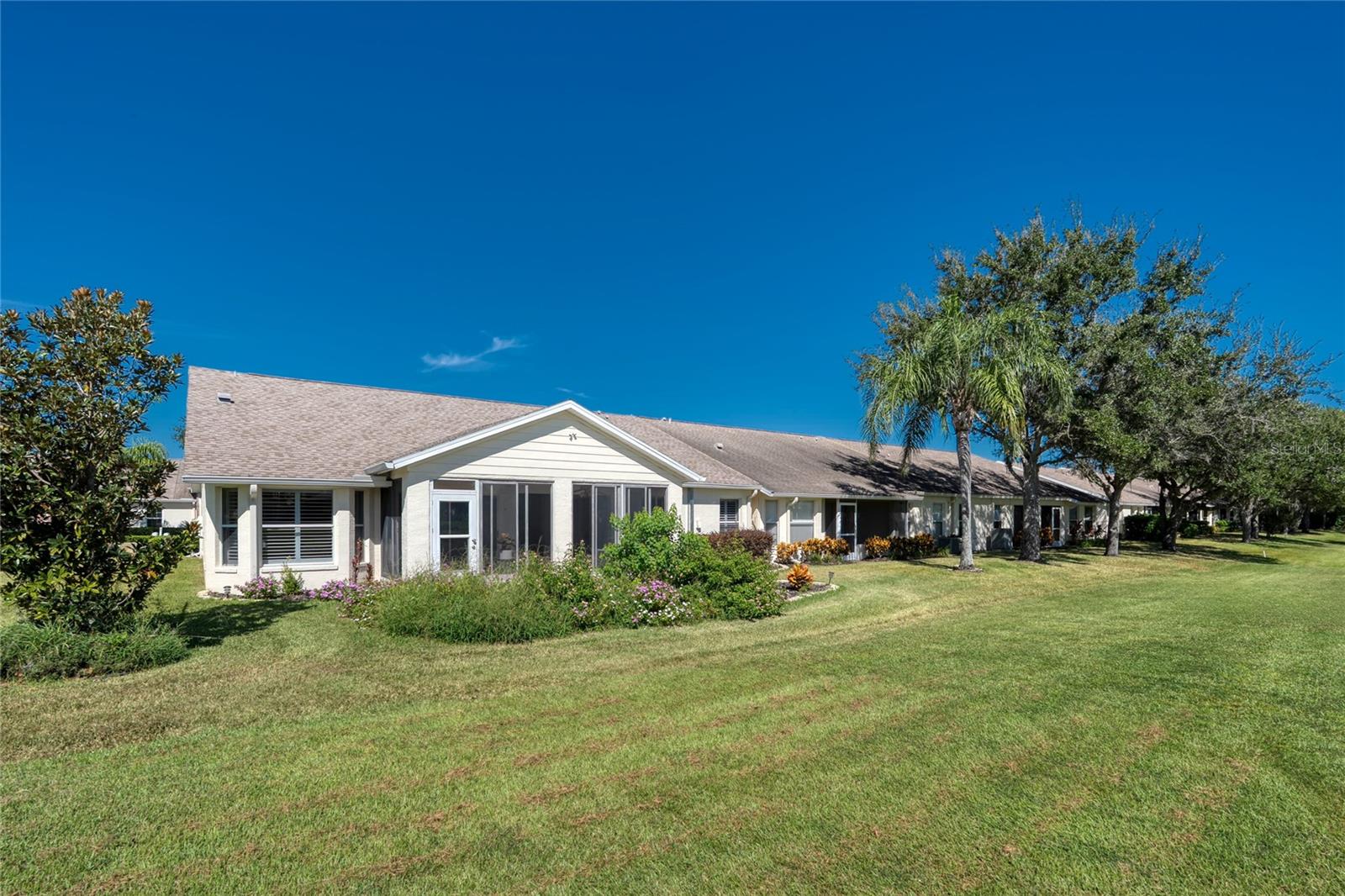 Rear view of the home