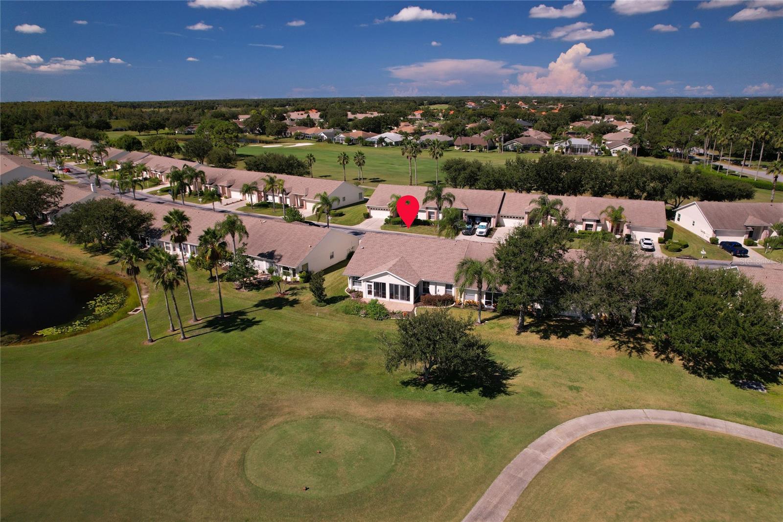 This home is located on the golf course