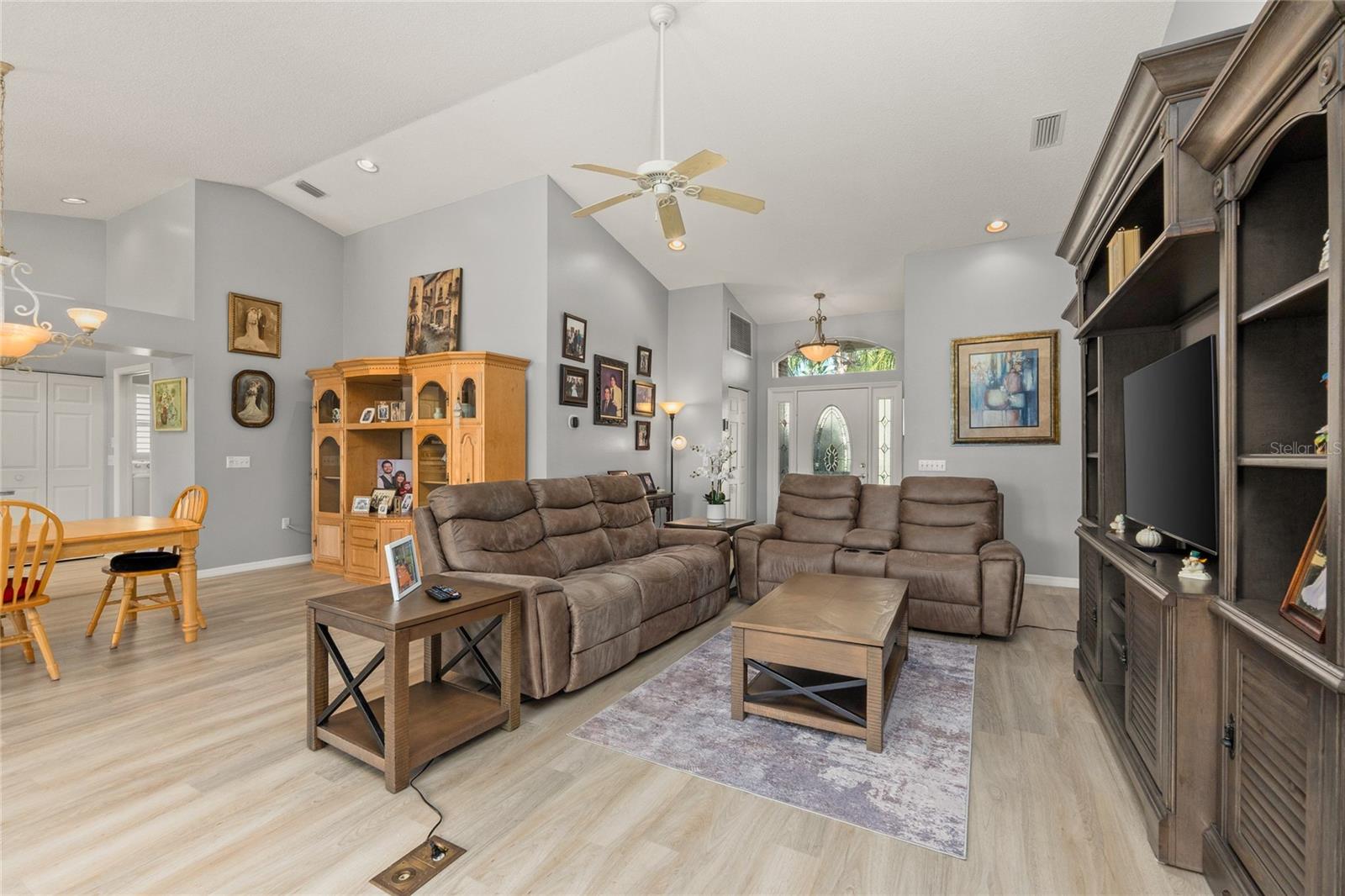 New Luxury Vinyl flooring graces this home - no carpet at all