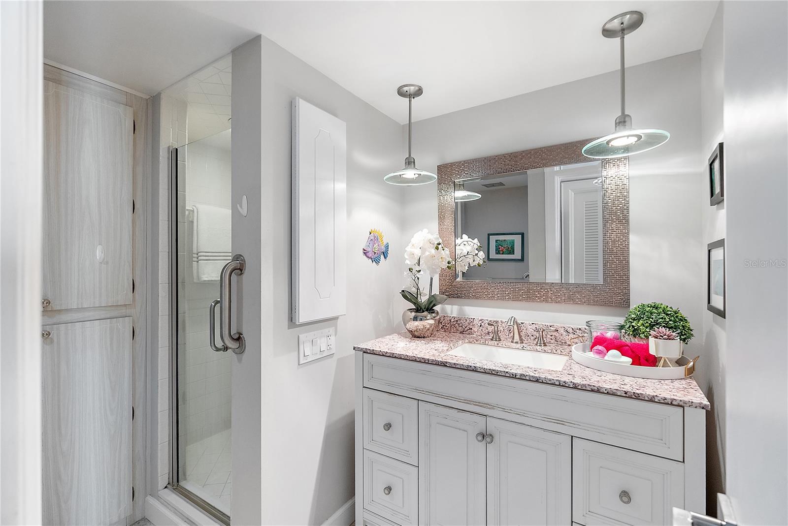 Updated bathroom vanity