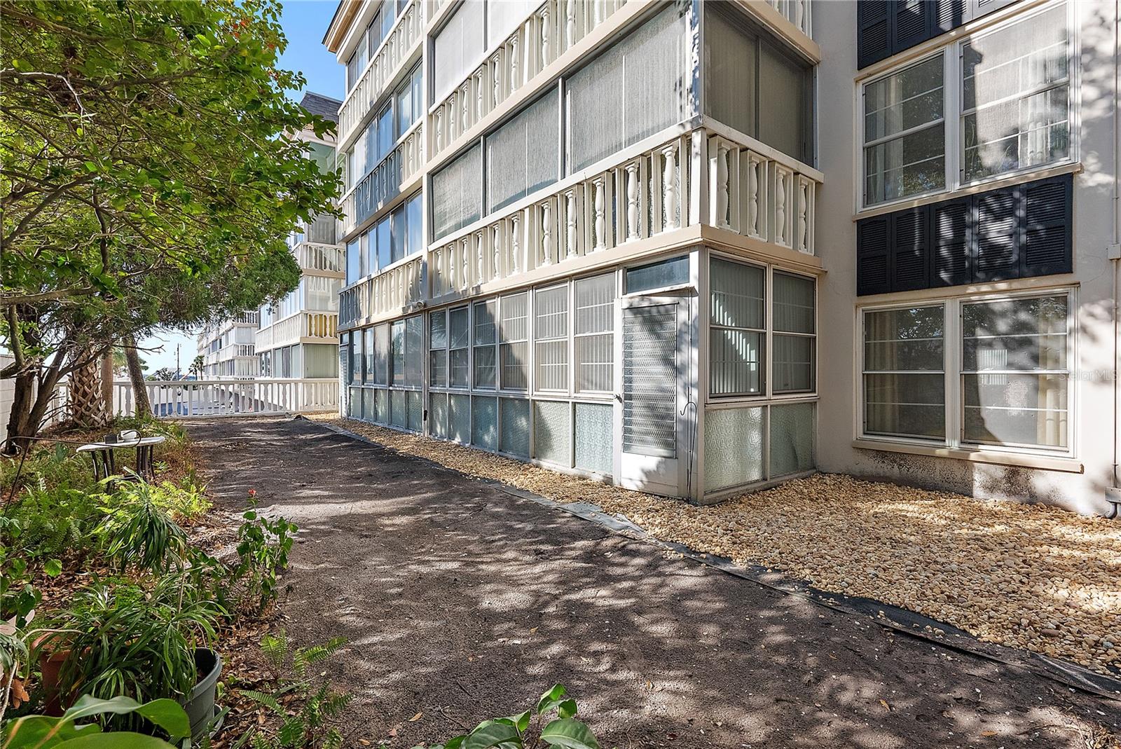 ONLY 3 CONDOS HAVE BACKYARD SPACE