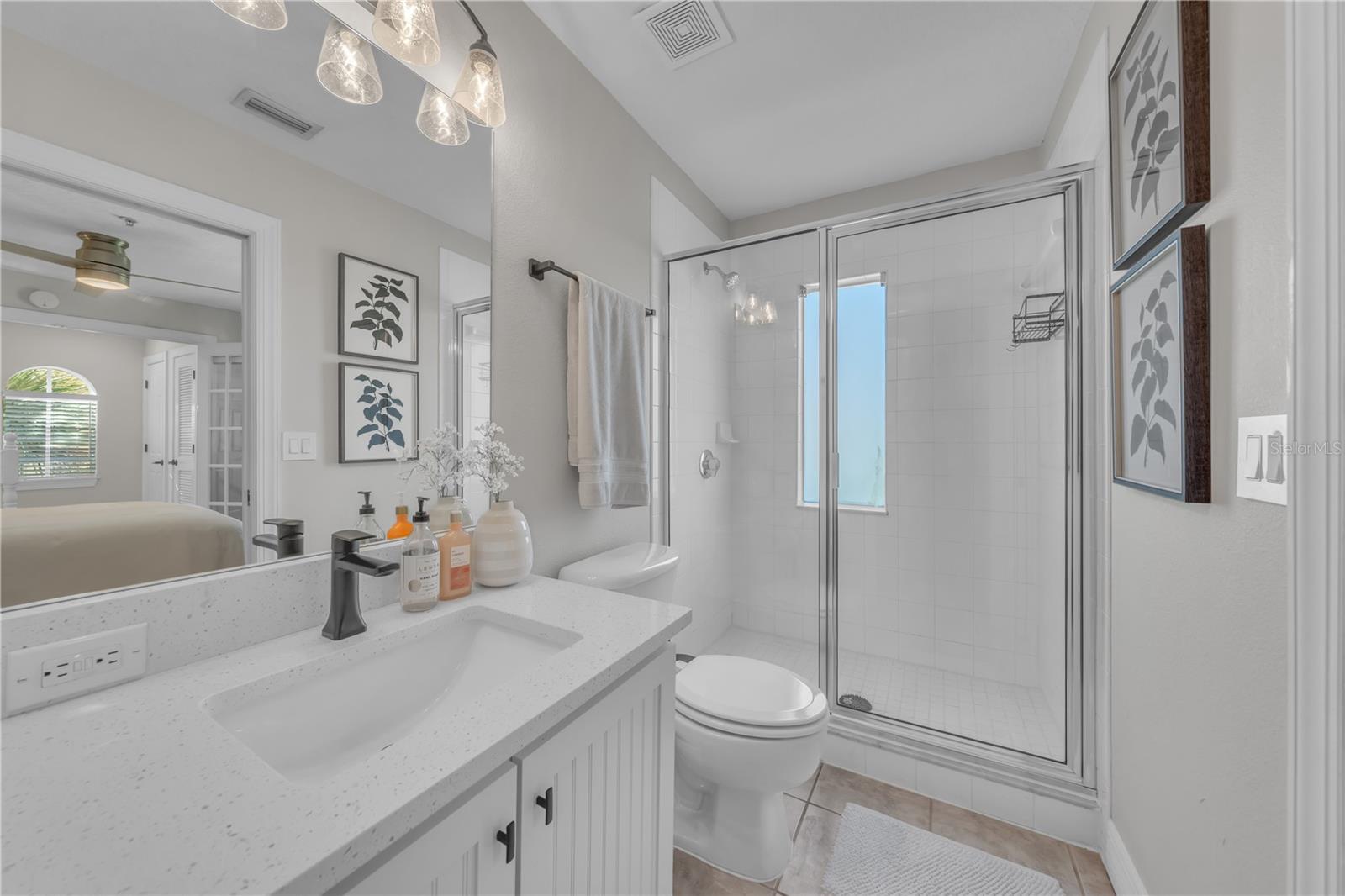 Master bathroom 2 with ensuite bathroom and walk in closet