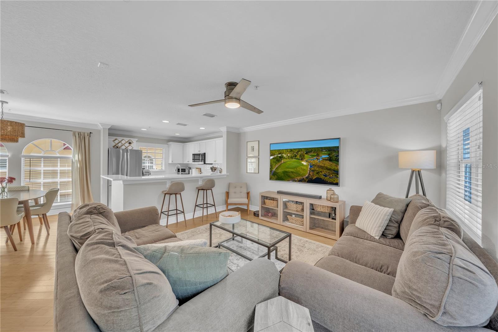 Open floor plan - Dining, Kitchen, and Living room