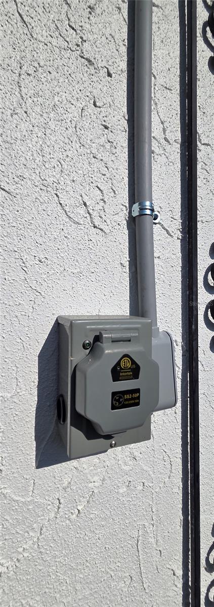 Whole house generator hookup.