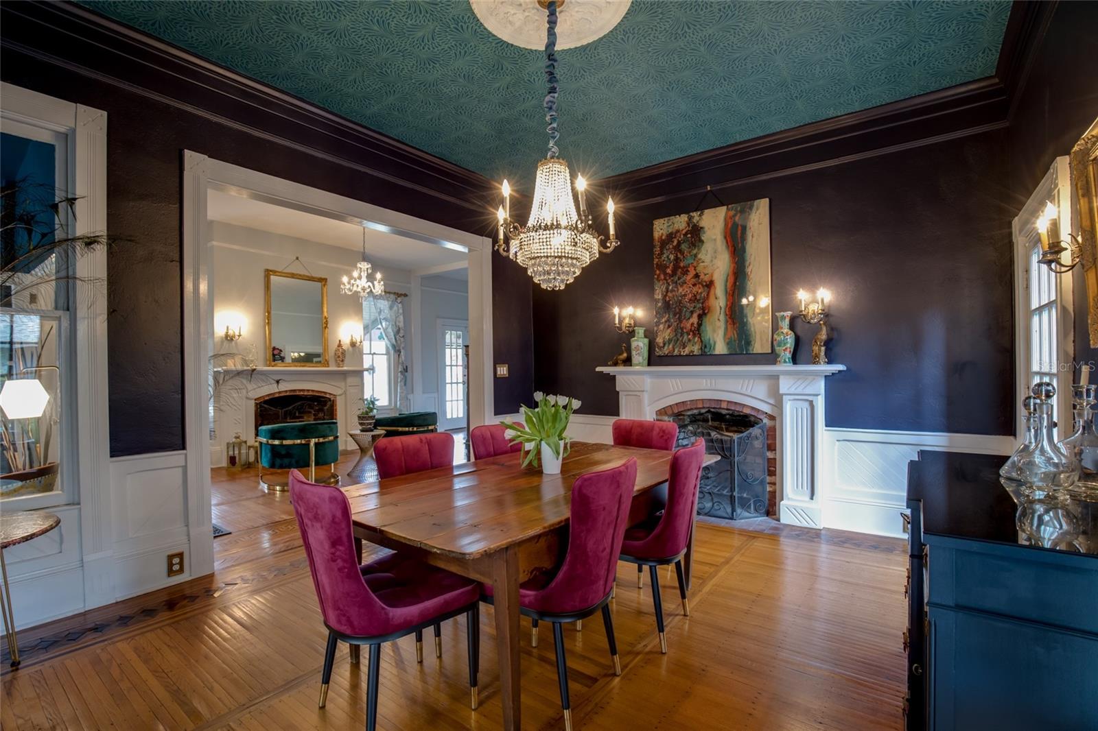 Pristine dining room