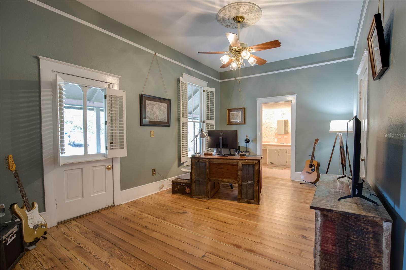 Office with private entrance and full bath
