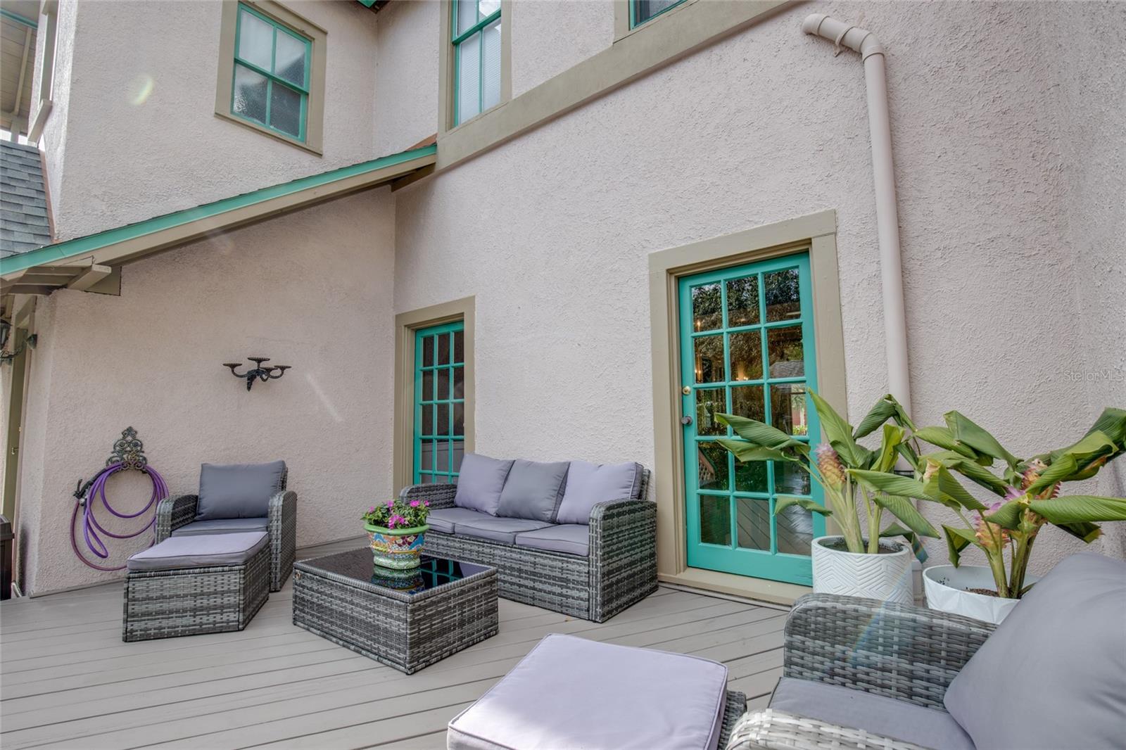 Tranquil back porch