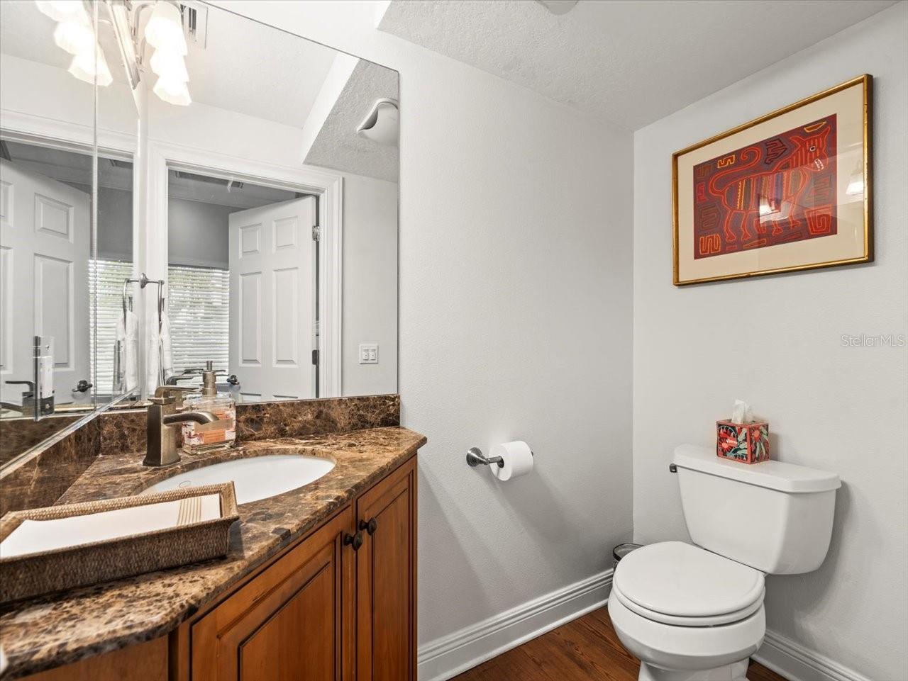downstairs half bath