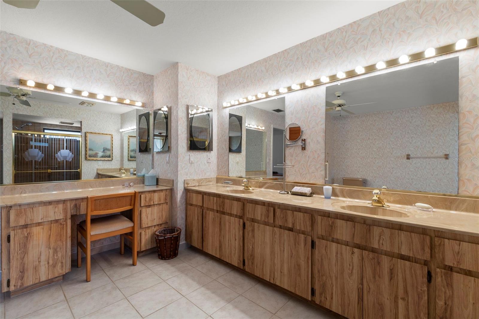 Primary Bathroom with Dual Sinks