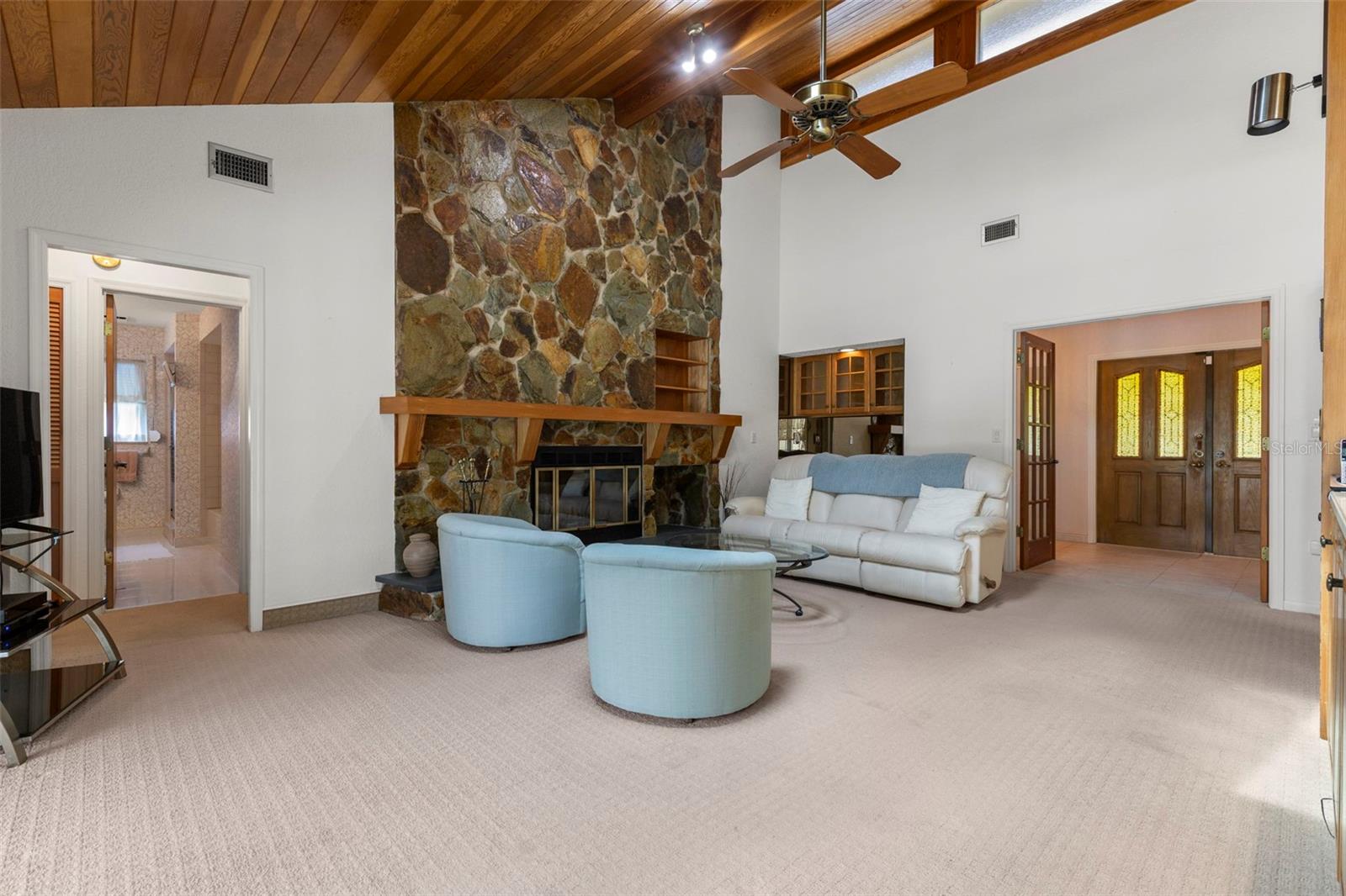 Family Room with Fireplace