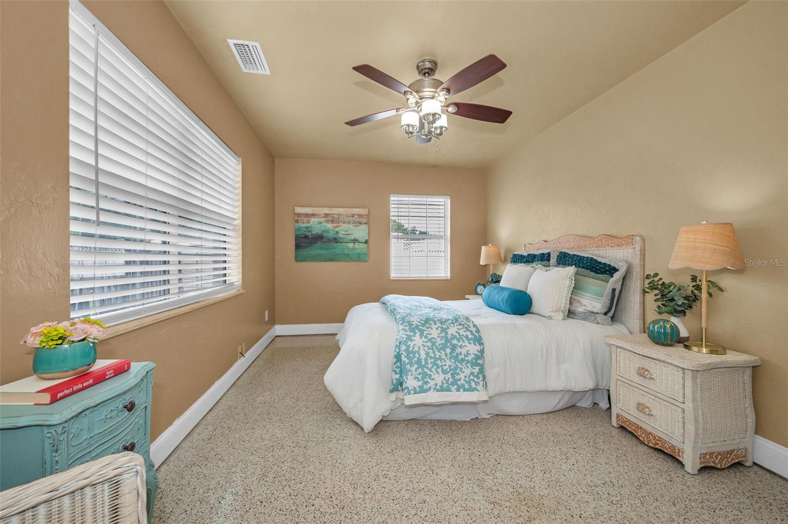 Spacious guest bedroom #1.