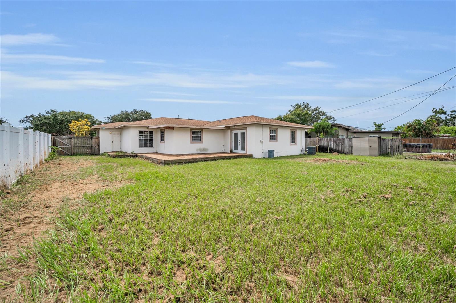 Imagine the possibilities!  Pool, garden, gorgeous green space - it’s yours to decide.