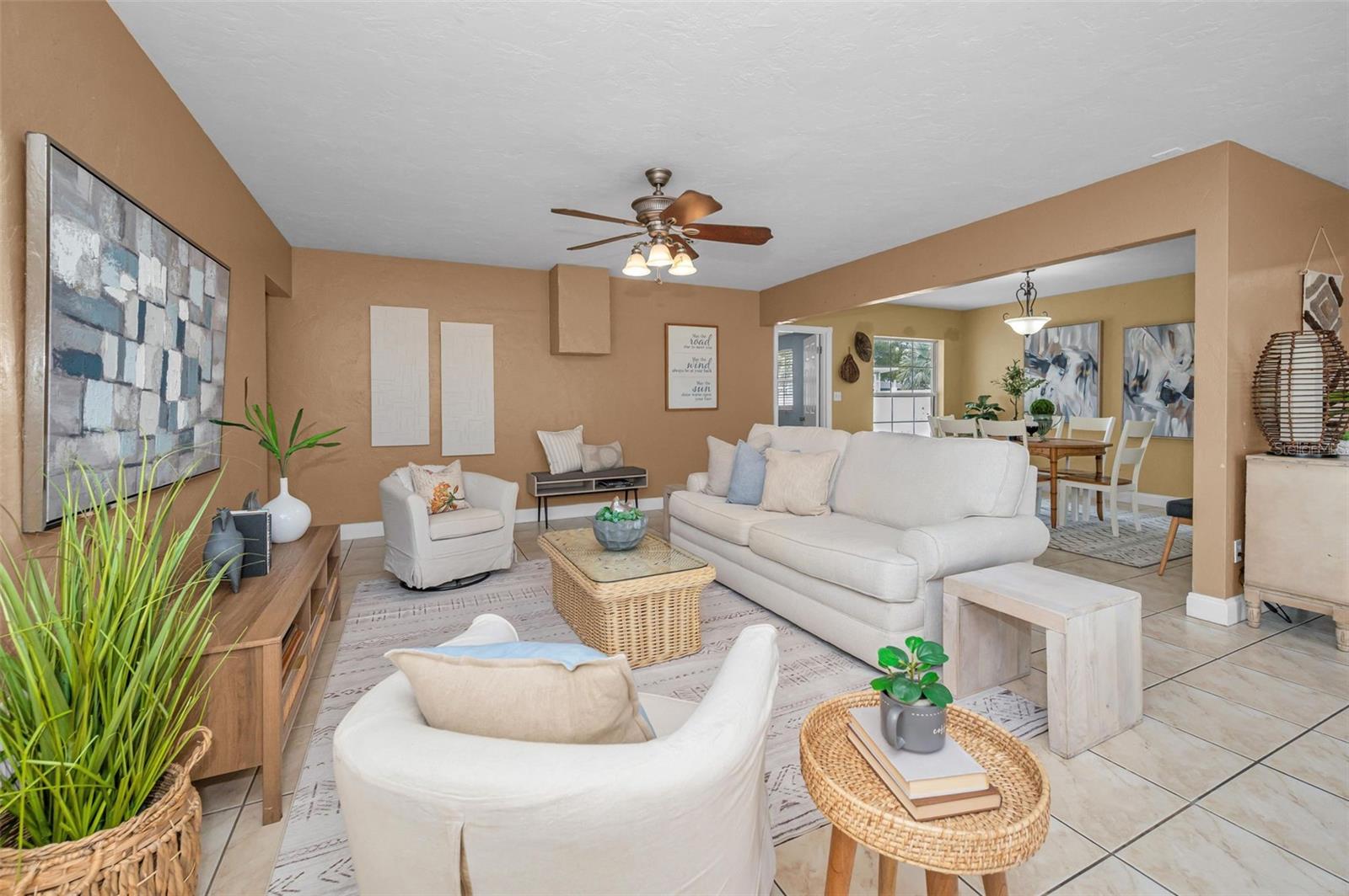 Nice space to kick up your feet!