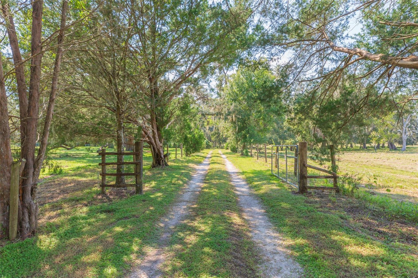 Driveway entrance