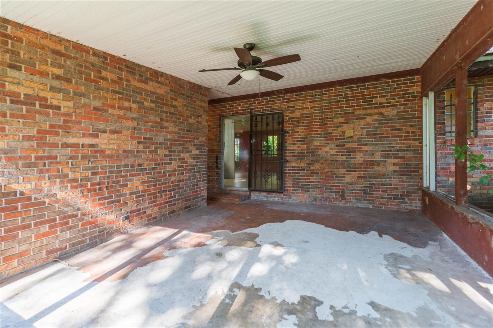 Rear porch