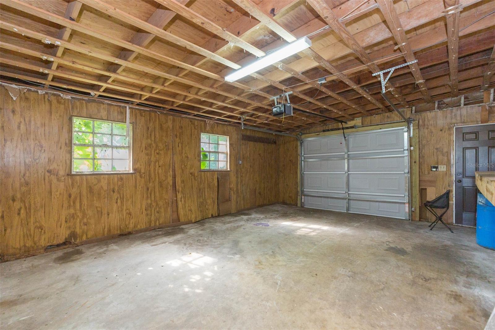 Attached garage
